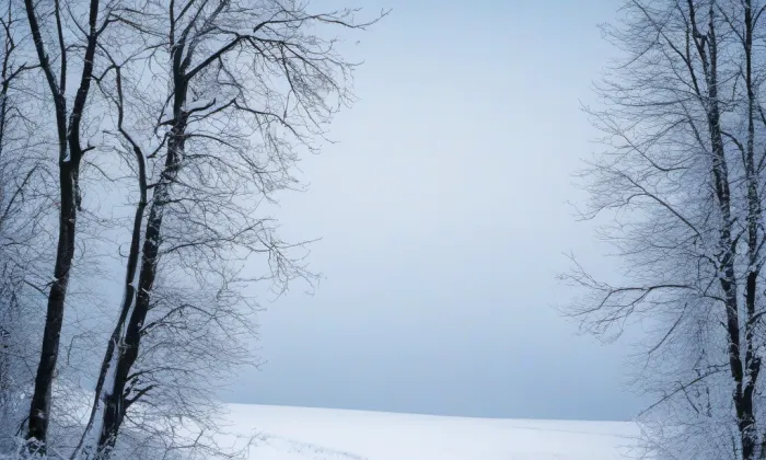 kostel svatého Jana Křtitele (Slavoňov) – winter