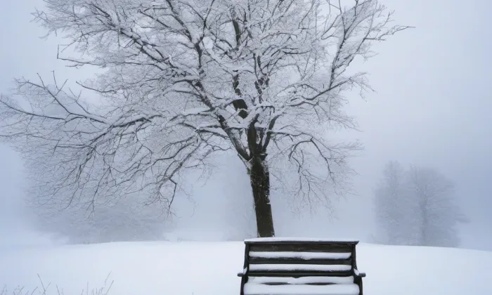 kostel svatého Jana Křtitele (Valtrovice) – winter