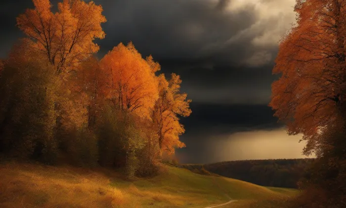 Kostel svatého Jana Křtitele a svatého Prokopa – autumn