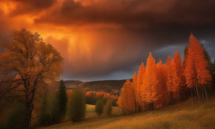 Kostel svatého Jana Křtitele na prádle – autumn