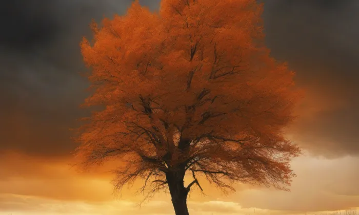 Kostel svatého Jana Křtitele ve Vroutku – autumn