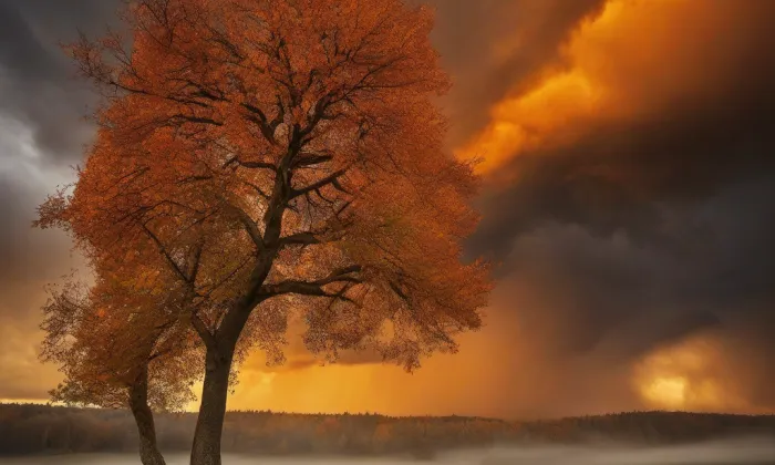 Kostel svatého Jana Křtitele ve Zdislavě – autumn