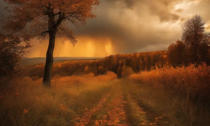 kostel svatého Jana Nepomuckého (Bartošovice v Orlických horách) – autumn