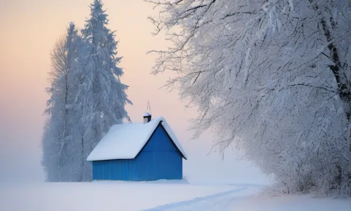 kostel svatého Jana Nepomuckého (Bartošovice v Orlických horách) – winter