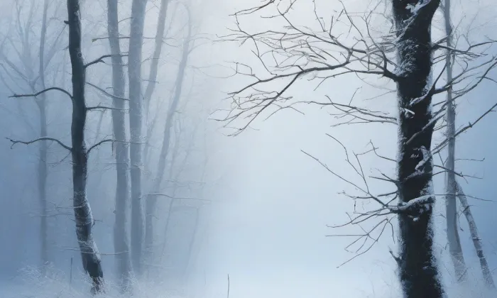 Kostel svatého Jana Nepomuckého (Kličín) – winter