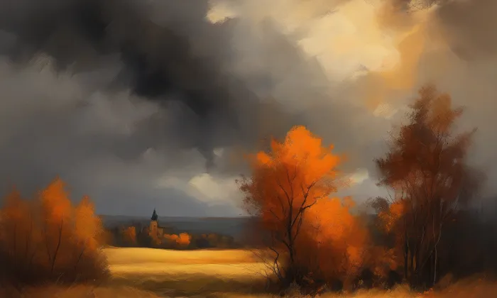 kostel svatého Jana Nepomuckého (Lány na Důlku) – autumn