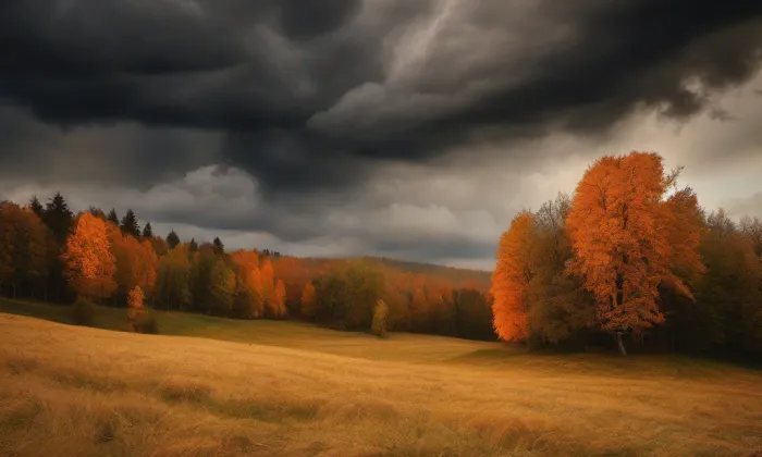 Kostel svatého Jana Nepomuckého (Nové Hamry) – autumn