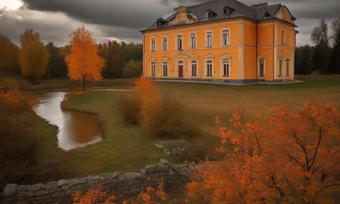 Kostel svatého Jana Nepomuckého (Studnice) – autumn