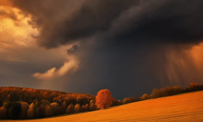 Kostel svatého Jana Nepomuckého na Skalce – autumn