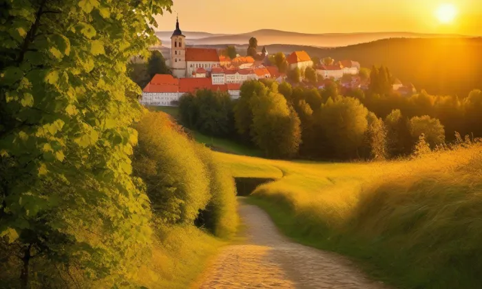 Kostel svatého Jana Nepomuckého na Skalce – summer