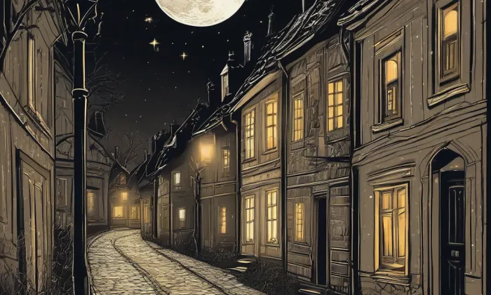 Kostel svatého Jiří (Bořitov) – noc