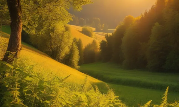 kostel svatého Jiří (Dolní Branná) – summer