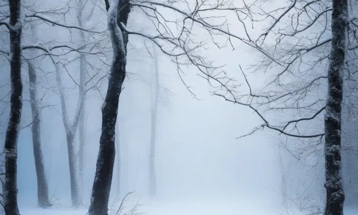 Kostel svatého Jiří (Hloubětín) – winter
