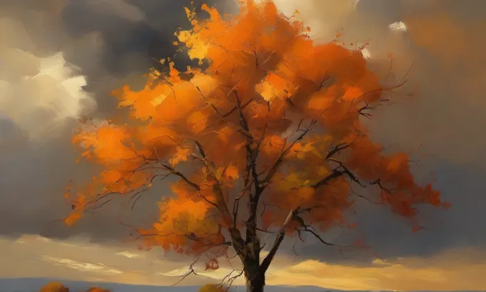 Kostel svatého Jiří (Jevany) – autumn