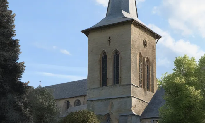 Kostel svatého Jiří (Karlovice) – historical