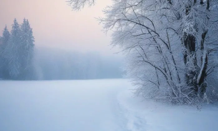 Kostel svatého Jiří (Kobylí) – winter
