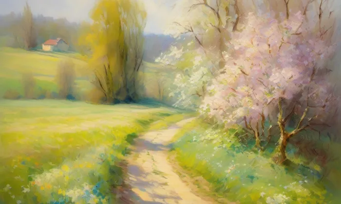 kostel svatého Jiří (Kochov) – spring