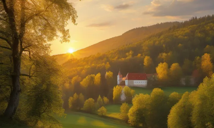 Kostel svatého Jiří (Krnsko) – summer