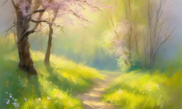 Kostel svatého Jiří (Loučná Hora) – spring
