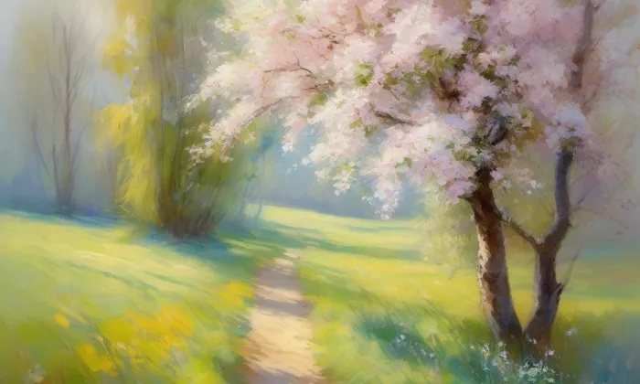 Kostel svatého Jiří (Malešov) – spring