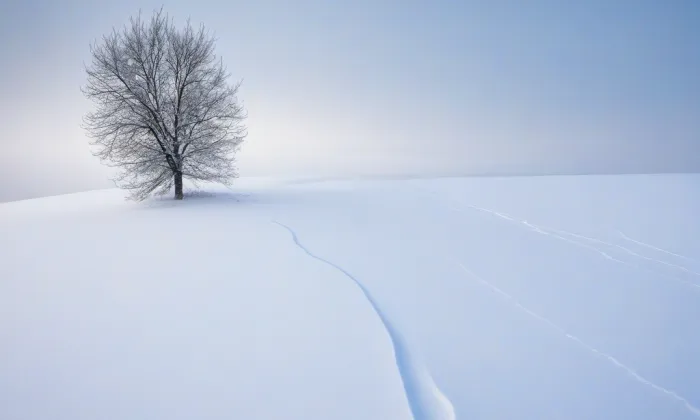 Kostel svatého Jiří (Pozděchov) – winter