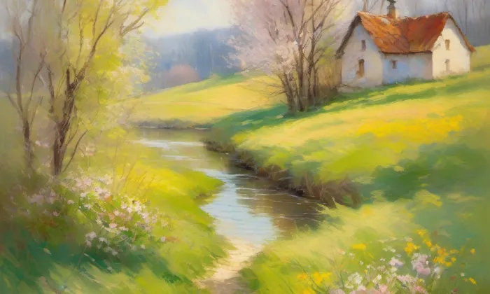 Kostel svatého Jiří (Radim) – spring