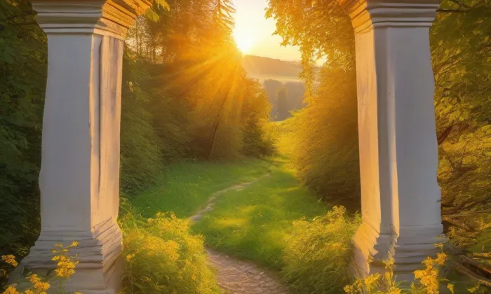 Kostel svatého Jiří (Radim) – summer