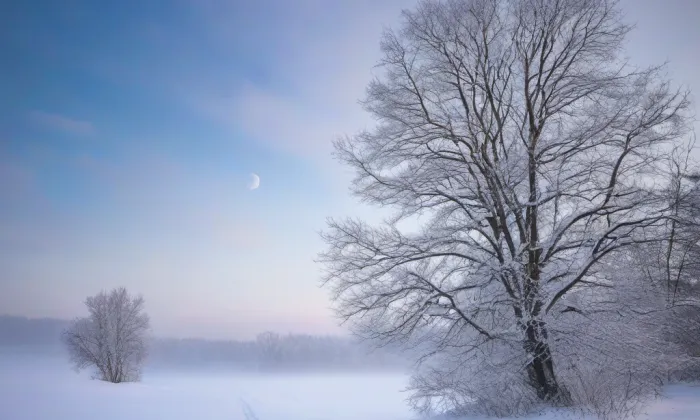 Kostel svatého Jiří (Třebovice) – winter