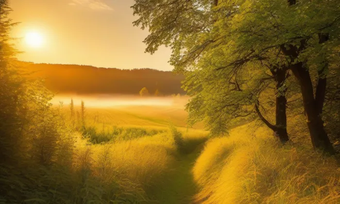 kostel svatého Jiří (Tři Bubny) – summer