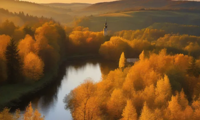 Kostel svatého Jiří v Bečově nad Teplou – summer