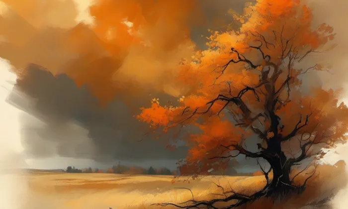 Kostel svatého Jiljí (Budislavice) – autumn