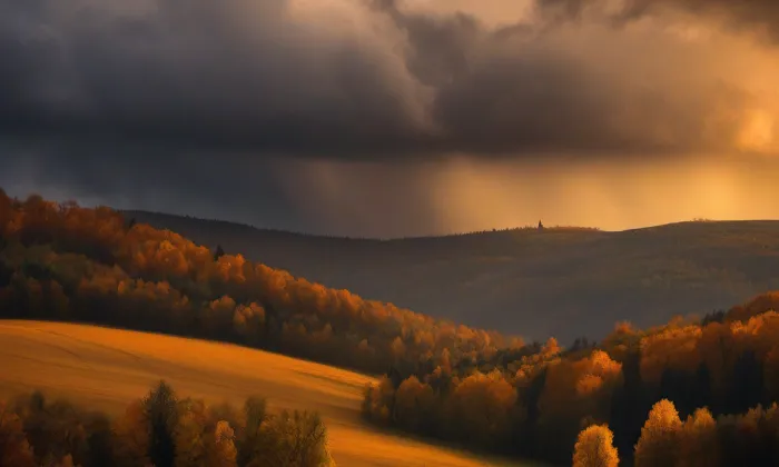Kostel svatého Jiljí (Bystřice pod Hostýnem) – autumn