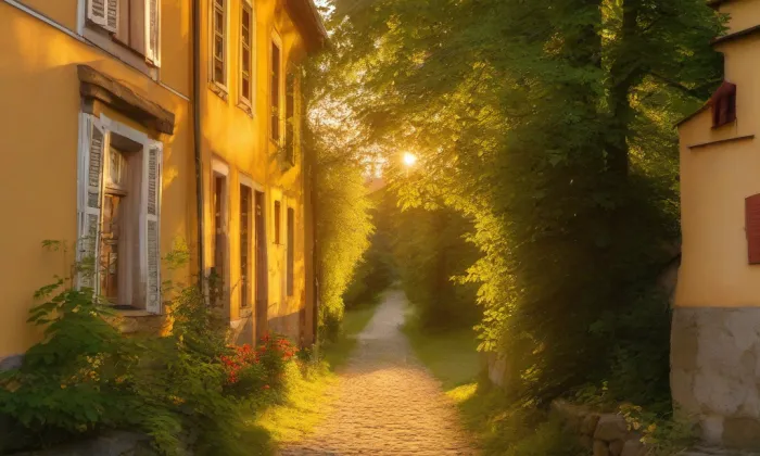 Kostel svatého Jiljí (Dolní Dvořiště) – summer