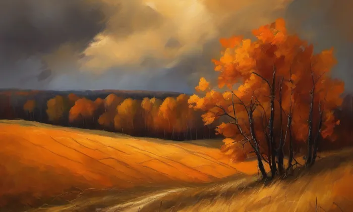 Kostel svatého Jiljí (Dvorce) – autumn
