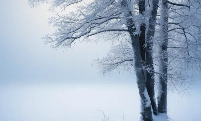 Kostel svatého Jiljí (Dvorce) – winter
