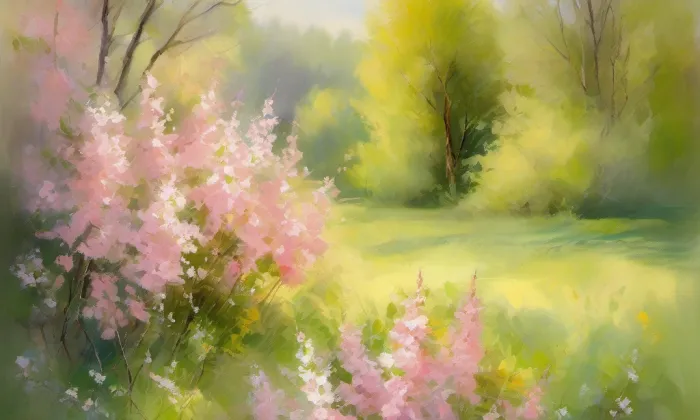 kostel svatého Jiljí (Heřmaň) – spring