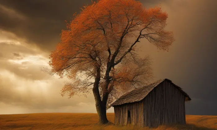 Kostel svatého Jiljí (Jirkov) – autumn