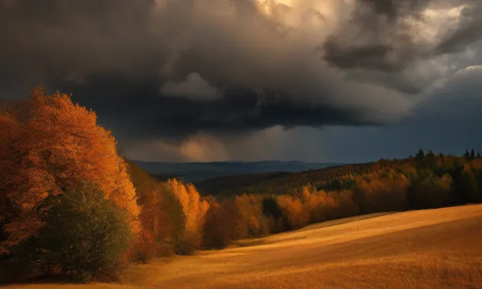 Kostel svatého Jiljí (Kostelní) – autumn