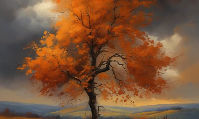 kostel svatého Jiljí (Libeř) – autumn