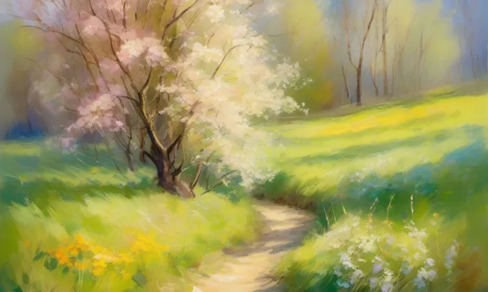 kostel svatého Jiljí (Libeř) – spring
