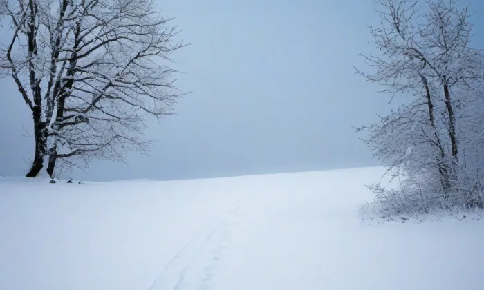 kostel svatého Jiljí (Libeř) – winter