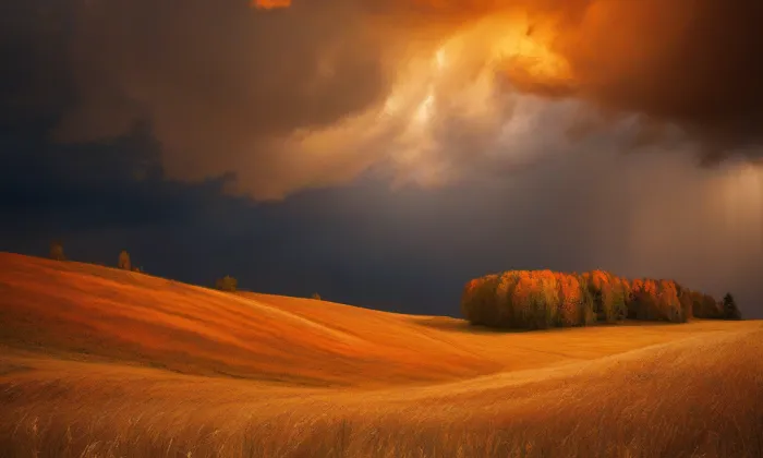 Kostel svatého Jiljí (Lomnice) – autumn