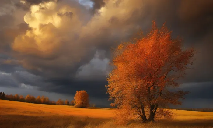 Kostel svatého Josefa (Krasice) – autumn