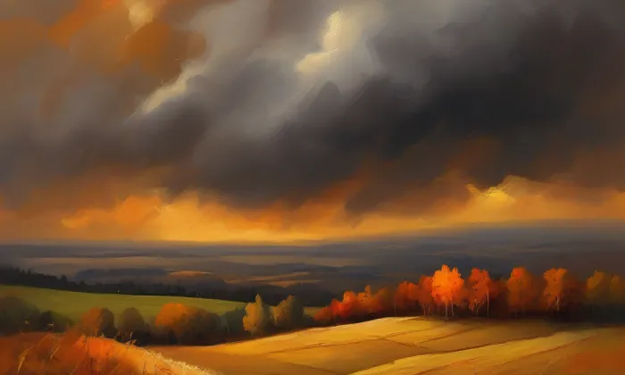 Kostel svatého Josefa (Palonín) – autumn