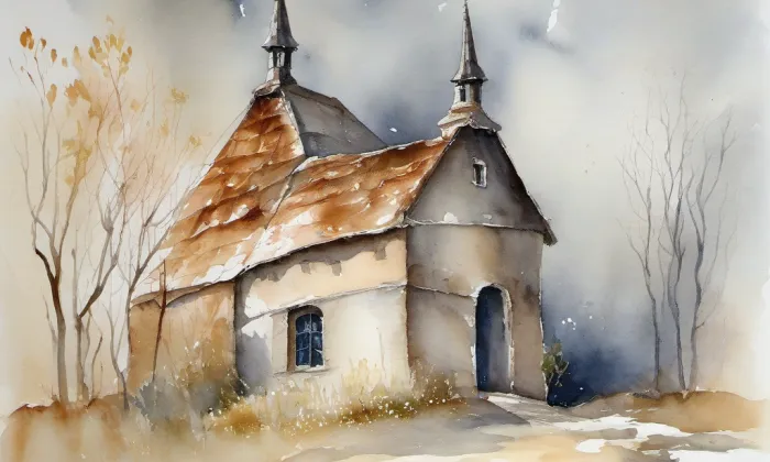 Kostel svatého Josefa (Praha) – akvarel