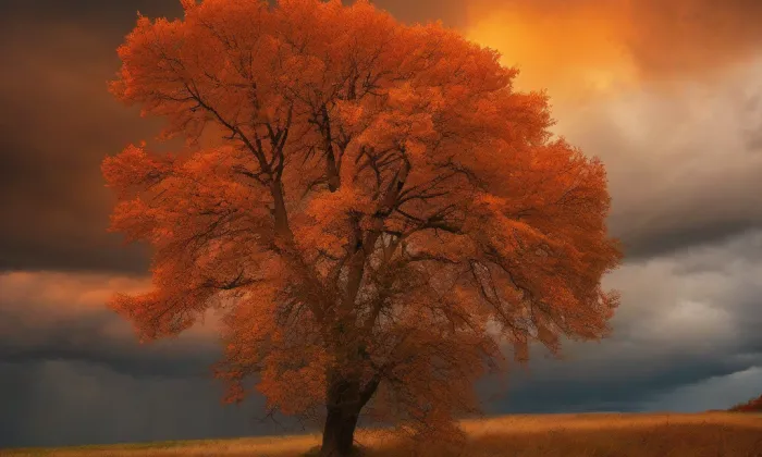 kostel svatého Josefa v Žulové – autumn