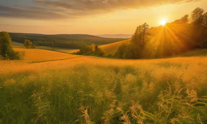 kostel svatého Kříže (Zlaté Hory) – summer