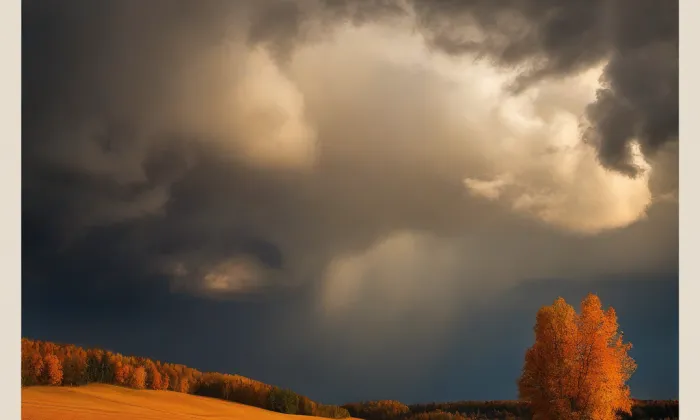 Kostel svatého Klimenta (Lipůvka) – autumn