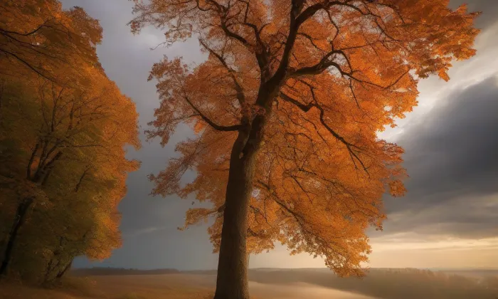 kostel svatého Leopolda (Rokytná) – autumn