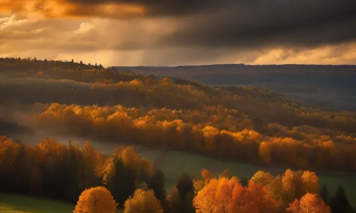 Kostel svatého Lukáše (Karlovy Vary) – autumn